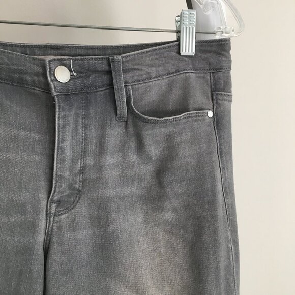 ATHLETA Gray 5 Pocket Logo Hardware Jeans - Picture 6 of 8